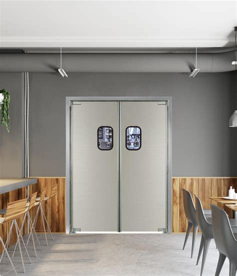 Lightweight Commercial Aluminum Swinging Kitchen Doors