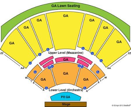 Hollywood Casino Amphitheatre Seating Chart | Hollywood Casino ...