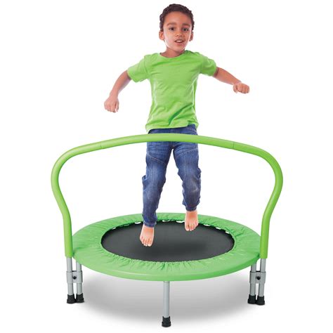 Bounce Buddies Kid-Safe 3 ft Mini Trampoline -Green – Walmart Inventory ...