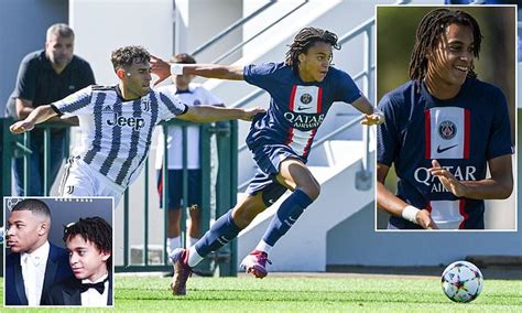 Kylian Mbappe's 15-year-old brother Ethan makes his European debut for ...