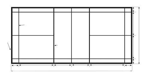 Gallery For > Badminton Court Diagram