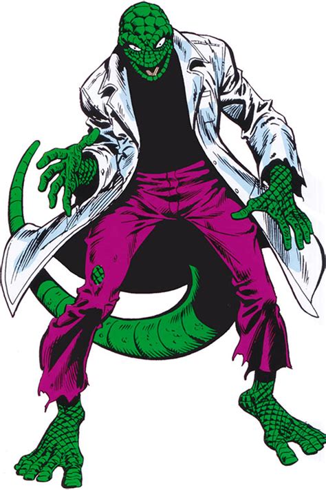 Lizard - Marvel Comics - Spider-Man enemy - Curt Connors - Profile | Spiderman comic art, Marvel ...