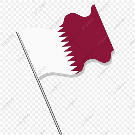 Qatar Flag Vector Hd PNG Images, Waving Qatar Flag, Waving, Qatar, Flag ...