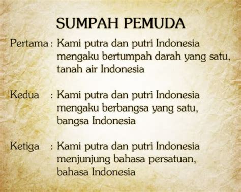 sumpah pemuda