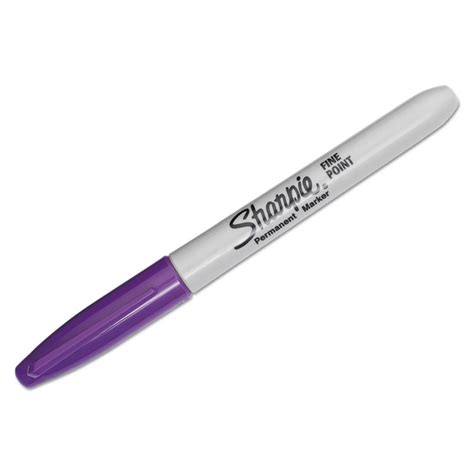 Fine Point Permanent Marker, Purple, Dozen - ELEVATE Marketplace