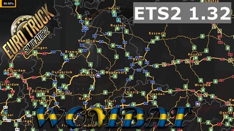 ETS2 1.32 - Whats new and what map mods work - YouTube