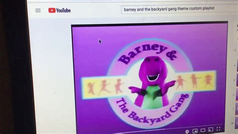 Rock with Barney intro version - YouTube