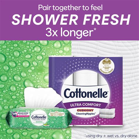 Cottonelle Ultra ComfortCare Soft Toilet Paper 32 Family Mega Rolls