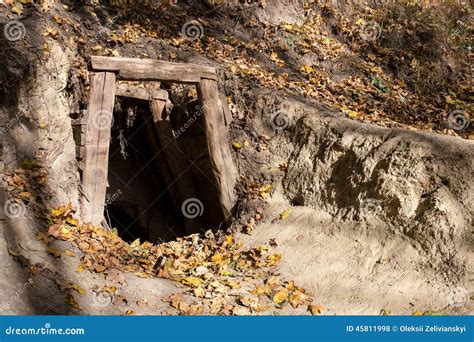 Old Mine Entrance Stock Photo - Image: 45811998