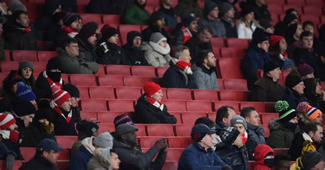 Arsenal fans leave thousands of seats empty for Man City clash, despite ...