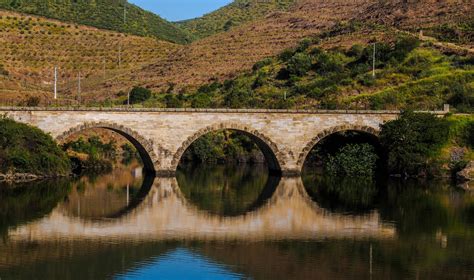 Douro River Bridge Reflection Free Stock Photo - Public Domain Pictures