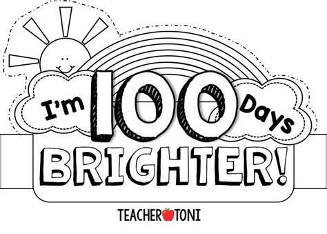 Free 100th Day of School Printable Activities for Primary - Teacher Toni