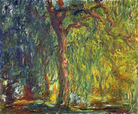 Weeping Willow Painting by Claude Monet - Fine Art America