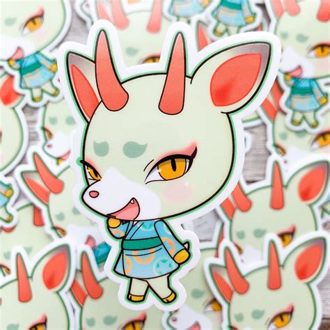 Shino Animal Crossing Vinyl Sticker / New Horizons / ACNH / - Etsy