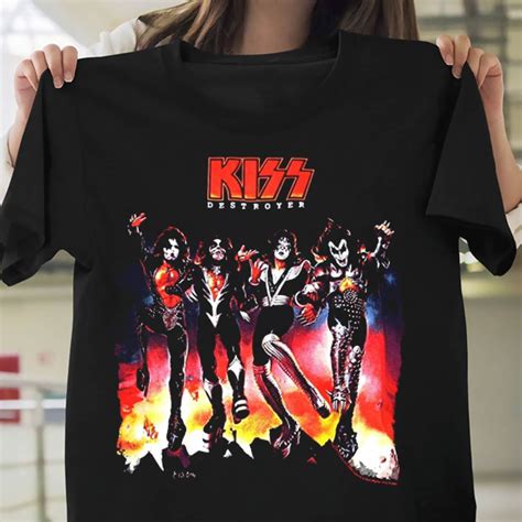 Kiss Band T-Shirt KISS Destroyer Album Rock And Roll Music | Etsy