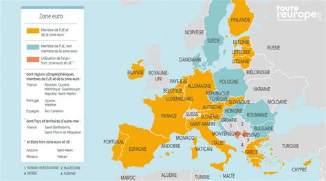 Les pays membres de la zone euro - Touteleurope.eu