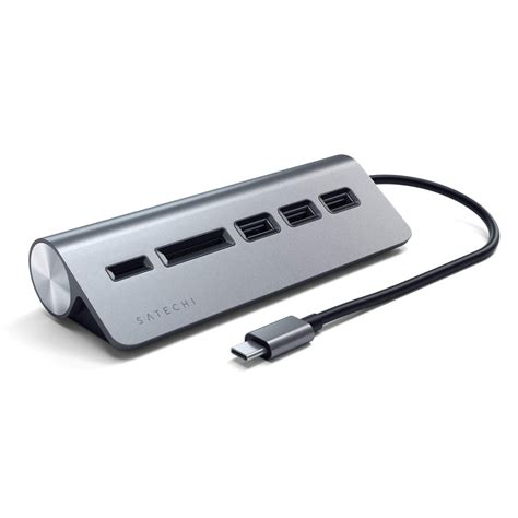 Type-C Aluminum USB Hub & Card Reader - Satechi