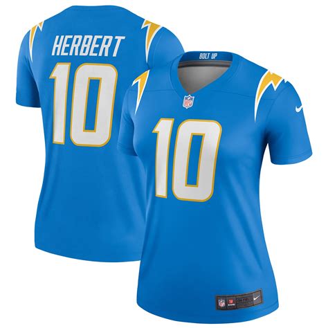 Justin Herbert Los Angeles Chargers Nike Women's Legend Jersey - Powder ...