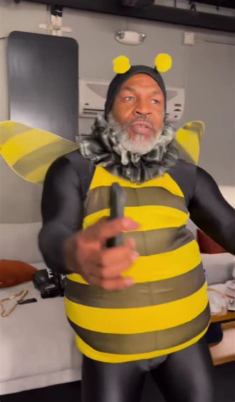 ‘I’m feeling beautiful’ - Boxing legend Mike Tyson sings and dances in bee costume ahead of ...