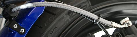 Motorcycle Brake Lines | Braided, Extended | Front & Rear ...