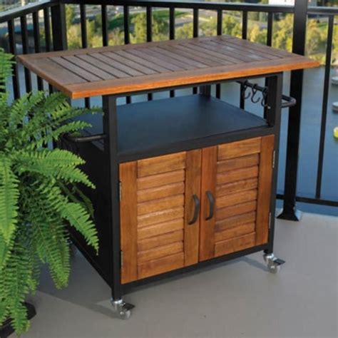 Bistro Grill Cabinet | Traditional patio furniture, Diy outdoor furniture, Outdoor kitchen ...