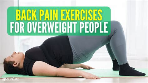 Easy Back Pain Relief Exercises for Overweight People (NO EQUIPMENT ...