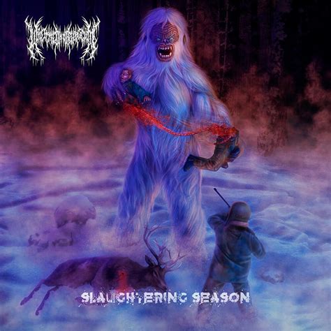 Brutal death metal artwork: Wretched Horror Scum - Slaughtering Season