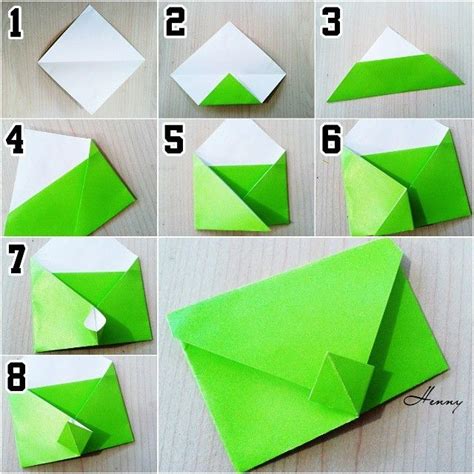 Cara Membuat Amplop dari Kertas Origami – Geena and Davis Blog