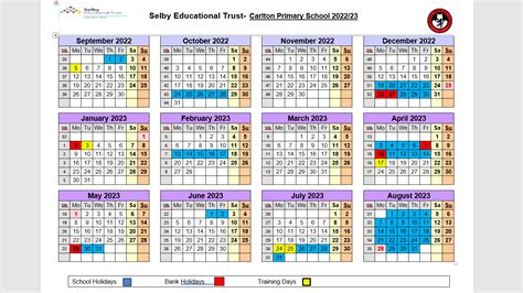 Term Dates – Carlton Primary