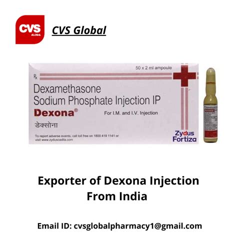 Dexona Injection (Dexamethasone) at Rs 11.57/vial in Nagpur | ID ...