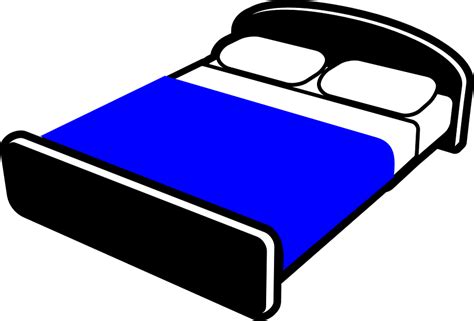 Free vector graphic: Bed, Bedroom, Black, Blue - Free Image on Pixabay - 147484