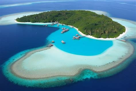 Premium AI Image | Maldives island