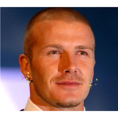 The 19 Most Influential Man Earrings In Hollywood | David beckham hairstyle, David beckham ...