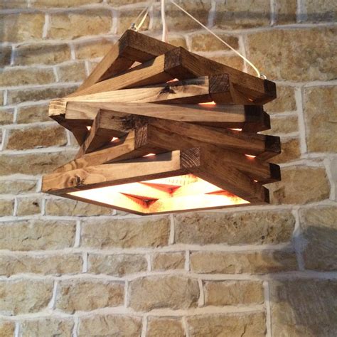 Rustic Wood Light, Rustic Ceiling Light, Wood Light Fixture, Rustic ...