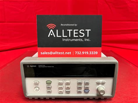 34970A (Agilent/Keysight) | Data Acquisition Unit | Alltest Instruments.