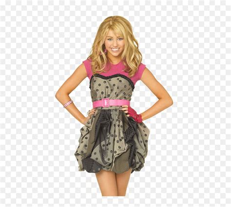 Miley Cyrus-hannah Montana - Hannah Montana Black Dress, HD Png Download - vhv