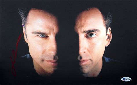 John Travolta Face/Off Authentic Signed 11x14 Photo Autographed BAS # ...