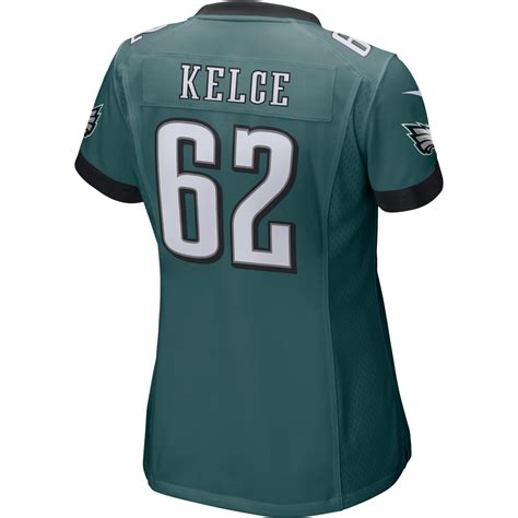 Women's Philadelphia Eagles Jason Kelce Nike Green Game Jersey