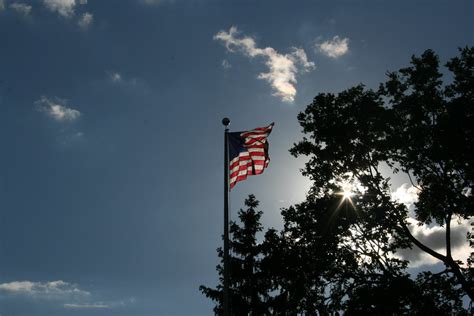 American flag over Library Square | The American flag flying… | Flickr