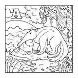 A Wild Aardvark sketch template