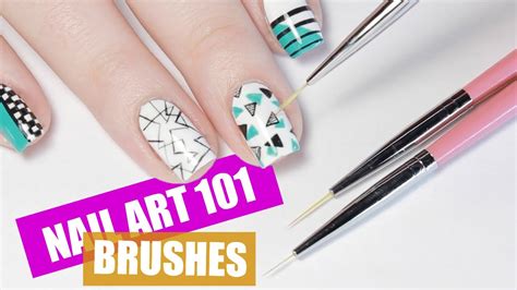 BEST BRUSHES FOR NAIL ART | NAIL ART 101 - YouTube