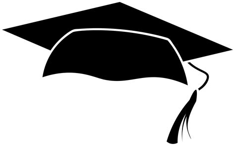 Collection of Graduation Cap PNG Black And White. | PlusPNG