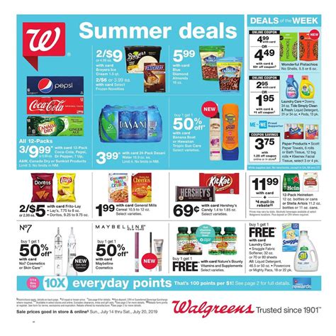 Walgreens Weekly Ad Jul 14 - 20, 2019 - WeeklyAds2