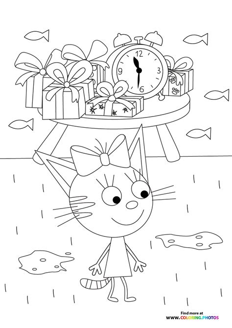 Candy from Kid E Cats - Coloring Pages for kids