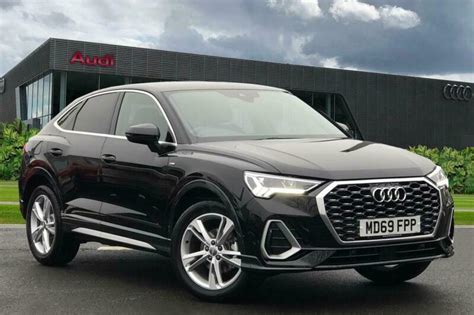 2020 Audi Q3 Sportback S line 35 TFSI 150 PS S tronic Petrol black Semi ...