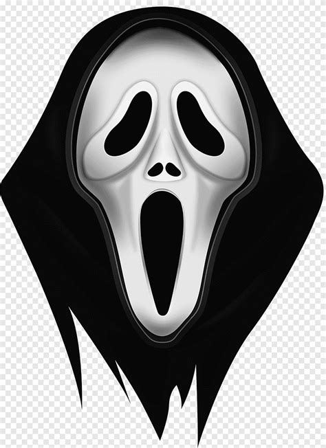 Máscara Scream La pigiste Chapelaria, grito, branco, rosto png | PNGEgg