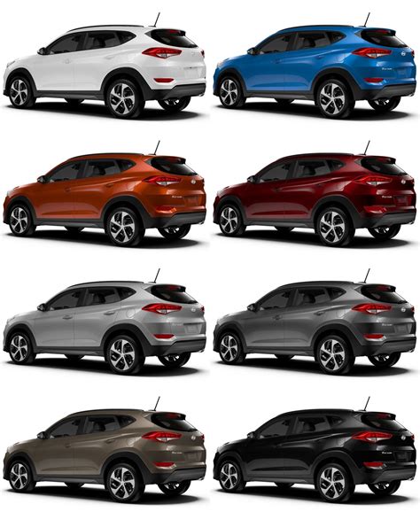 2016 Hyundai Tucson Colors