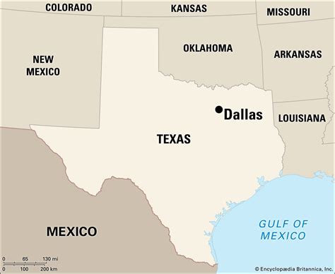 Dallas Texas Map Of Usa - Corrie Christina