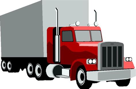 Cartoon Truck Clipart - Clipart Kid Semi Trucks, Big Trucks, Transport International, Train ...