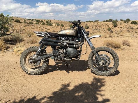 Triumph Scrambler Desert Sled by Modulus Creative | Triumph scrambler, Desert sled, Scrambler